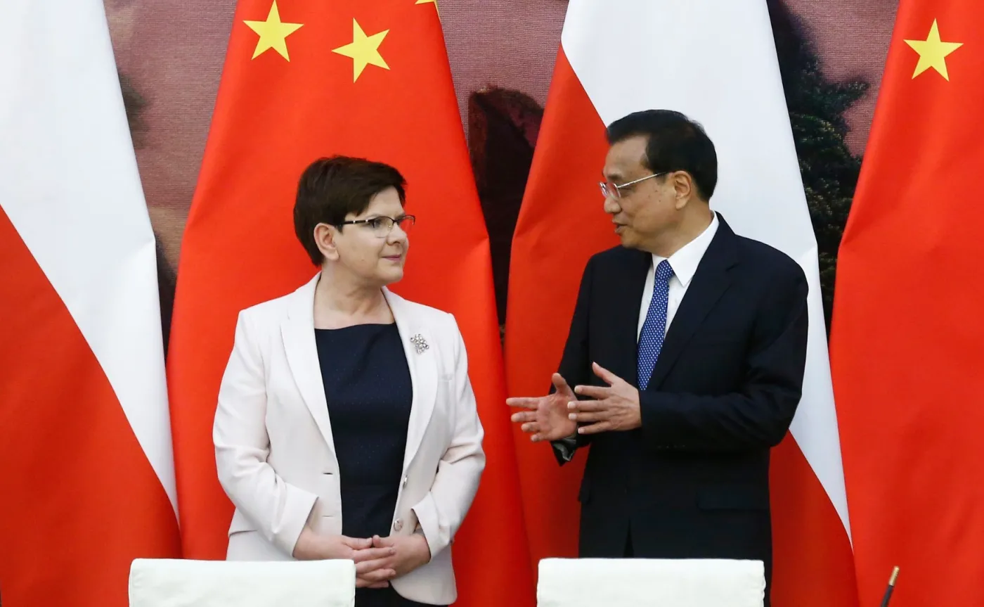 Premier Beata Szydło i szef chińskiego rządu, Li Keqiang