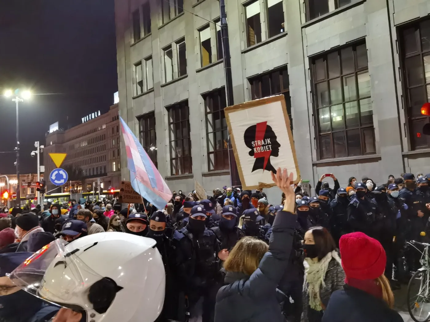 Strajk Kobiet w Warszawie 18 listopada 2020 r.
