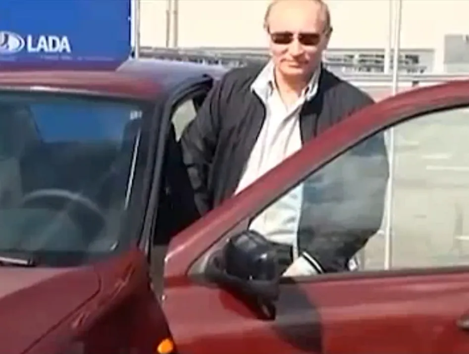 Jak Putin testował nową ładę, czyli wielka wpadka na filmie