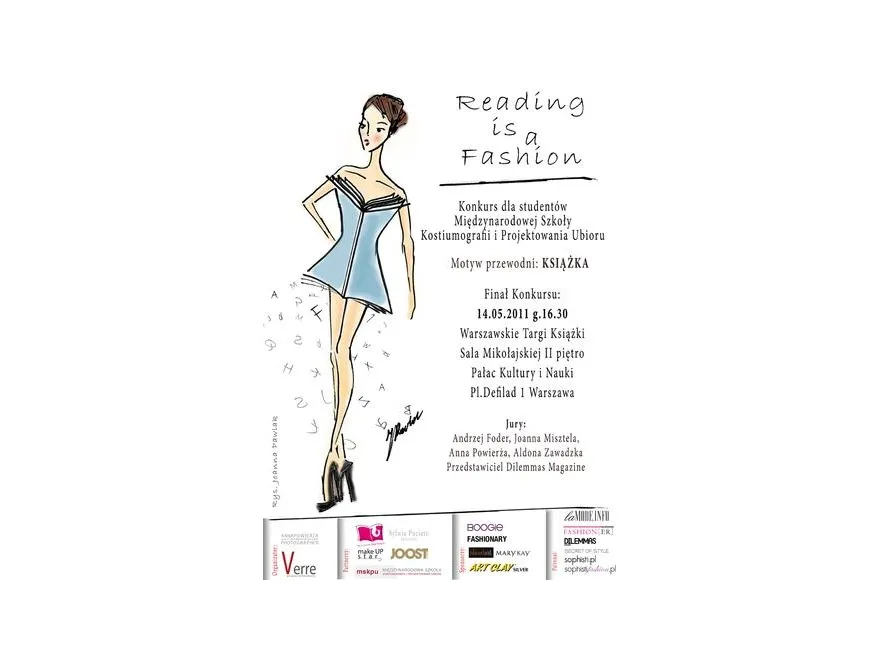 Modowe wariacje na II Warszawskich Targach Książki - Reading is a Fashion