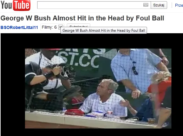 Prezydent USA mało nie oberwał na meczu. Zobacz wideo