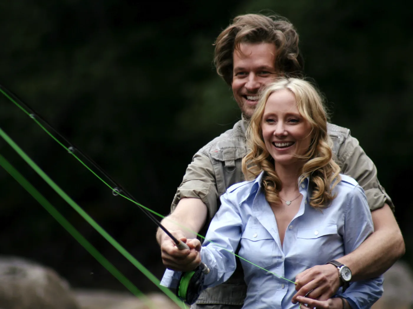 Anne Heche i James Tupper w serialu "Uwaga, faceci!"