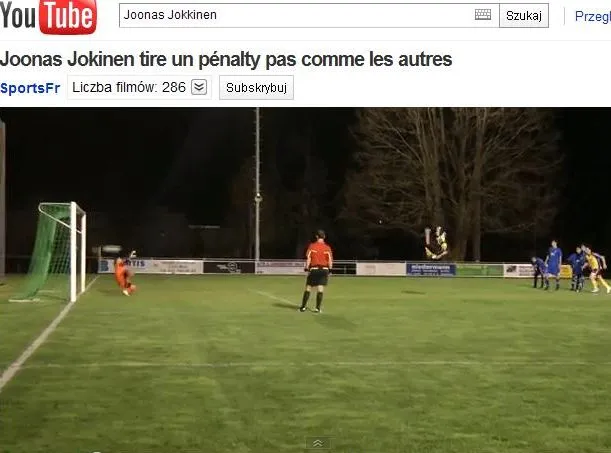 Tak wykonanego rzutu karnego jeszcze nie widzieliście