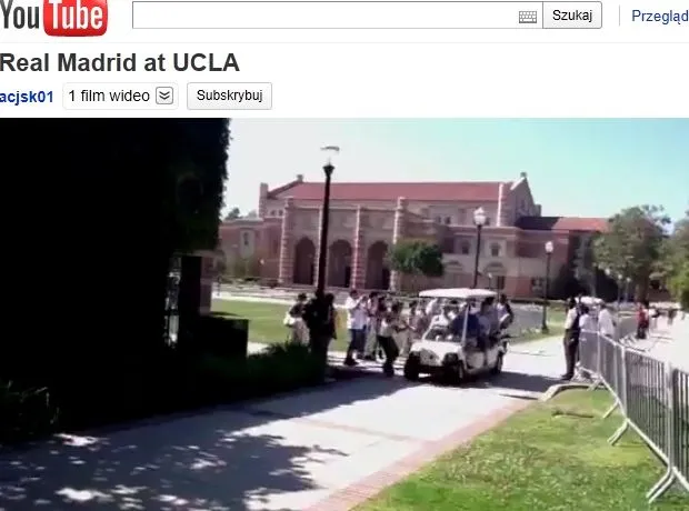 Dziewczyna wpadła pod auto piłkarzy Realu. Zobacz wideo