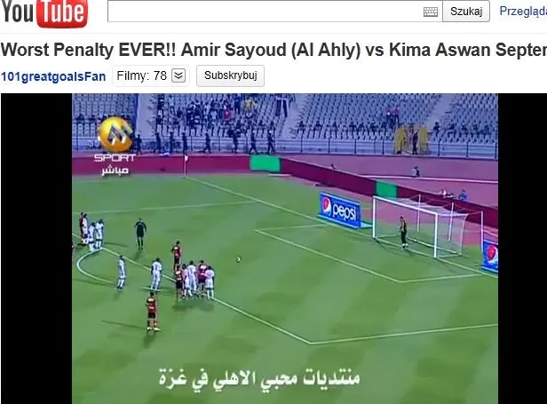 Zobacz najgorzej wykonany rzut karny w historii futbolu