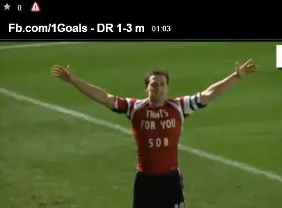 Piłkarz strzelił gola trzy dni po śmierci syna. Zobacz wideo