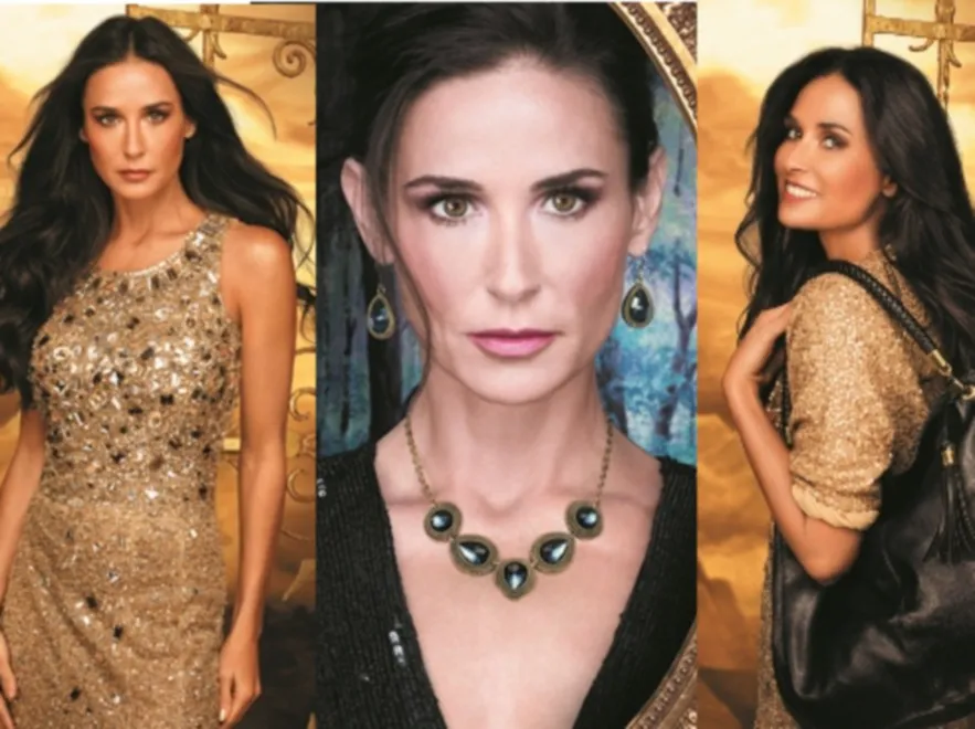Demi Moore w kampanii wizerunkowej kosmetyków More by Demi Oriflame