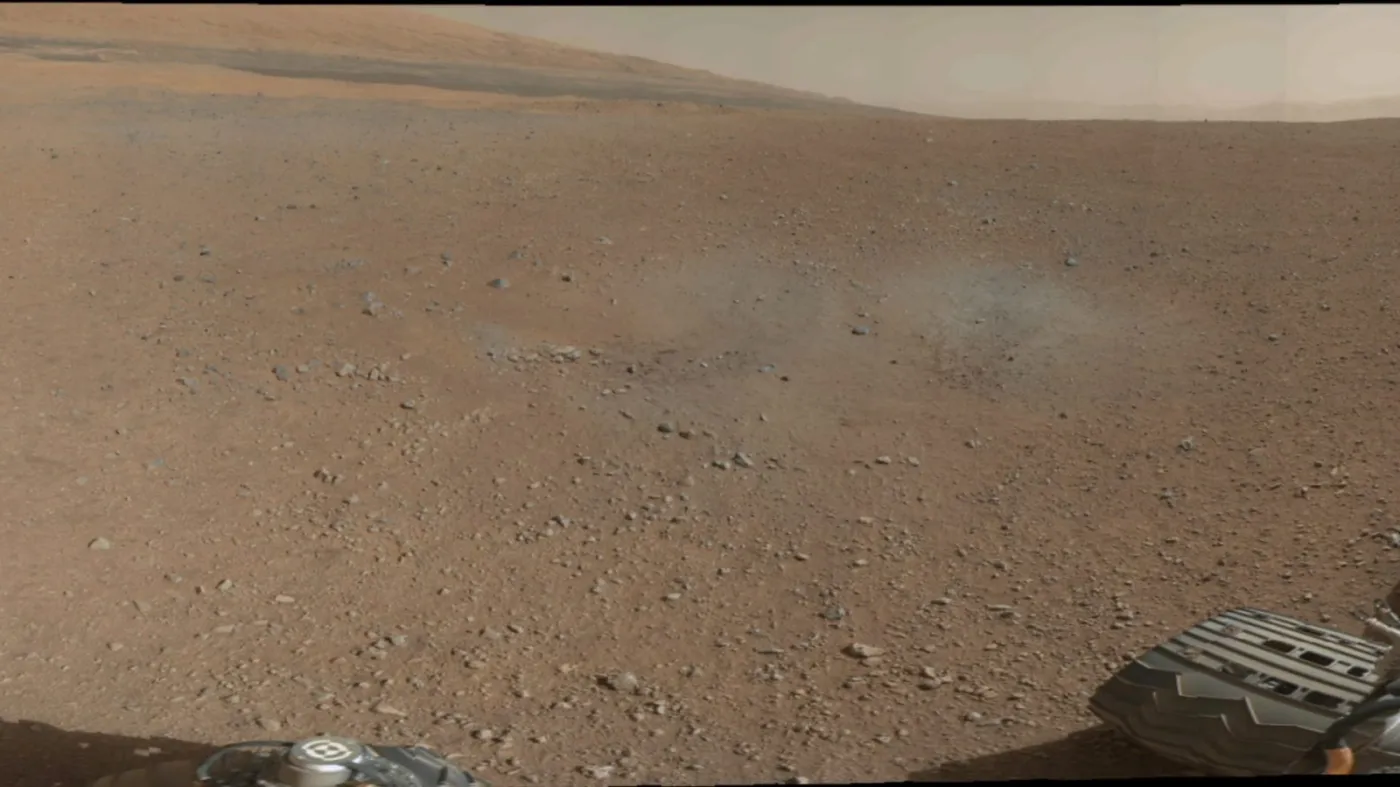 Zdjęcie Marsa zrobione przez sondę Curiosity