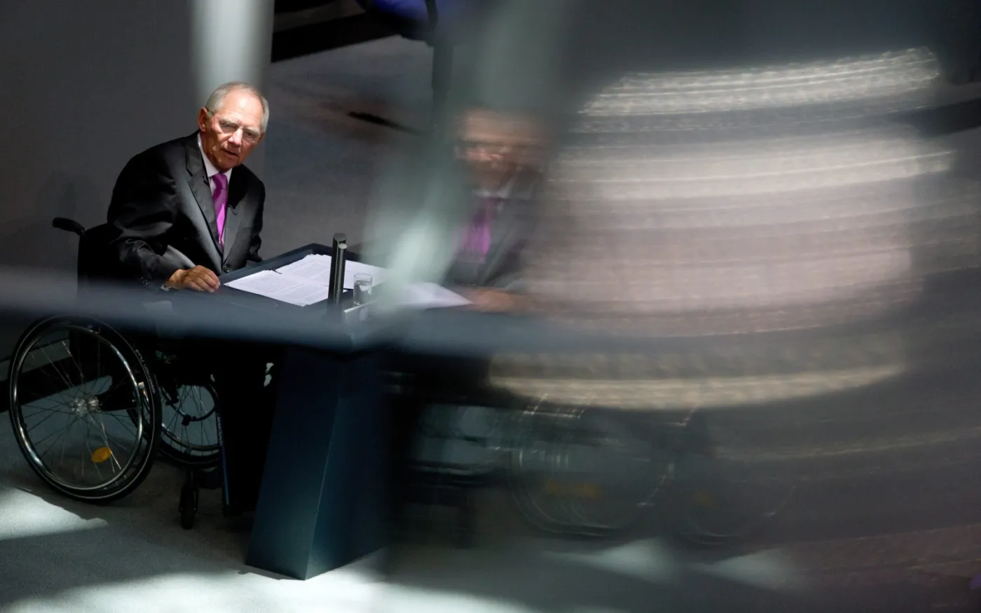 Minister finansów Niemiec Wolfgang Schaeuble