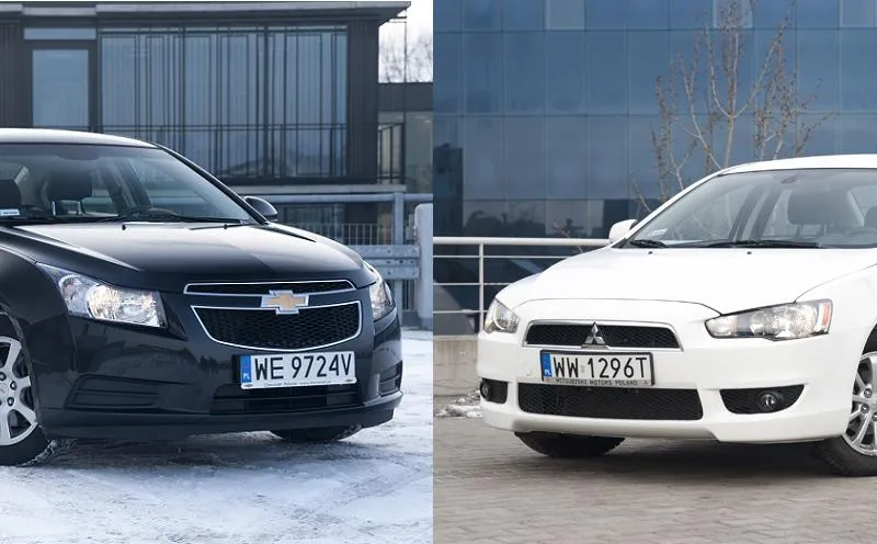 Japończyk z krwi i kości kontra tania limuzyna. Mitsubishi lancer czy chevrolet cruze?