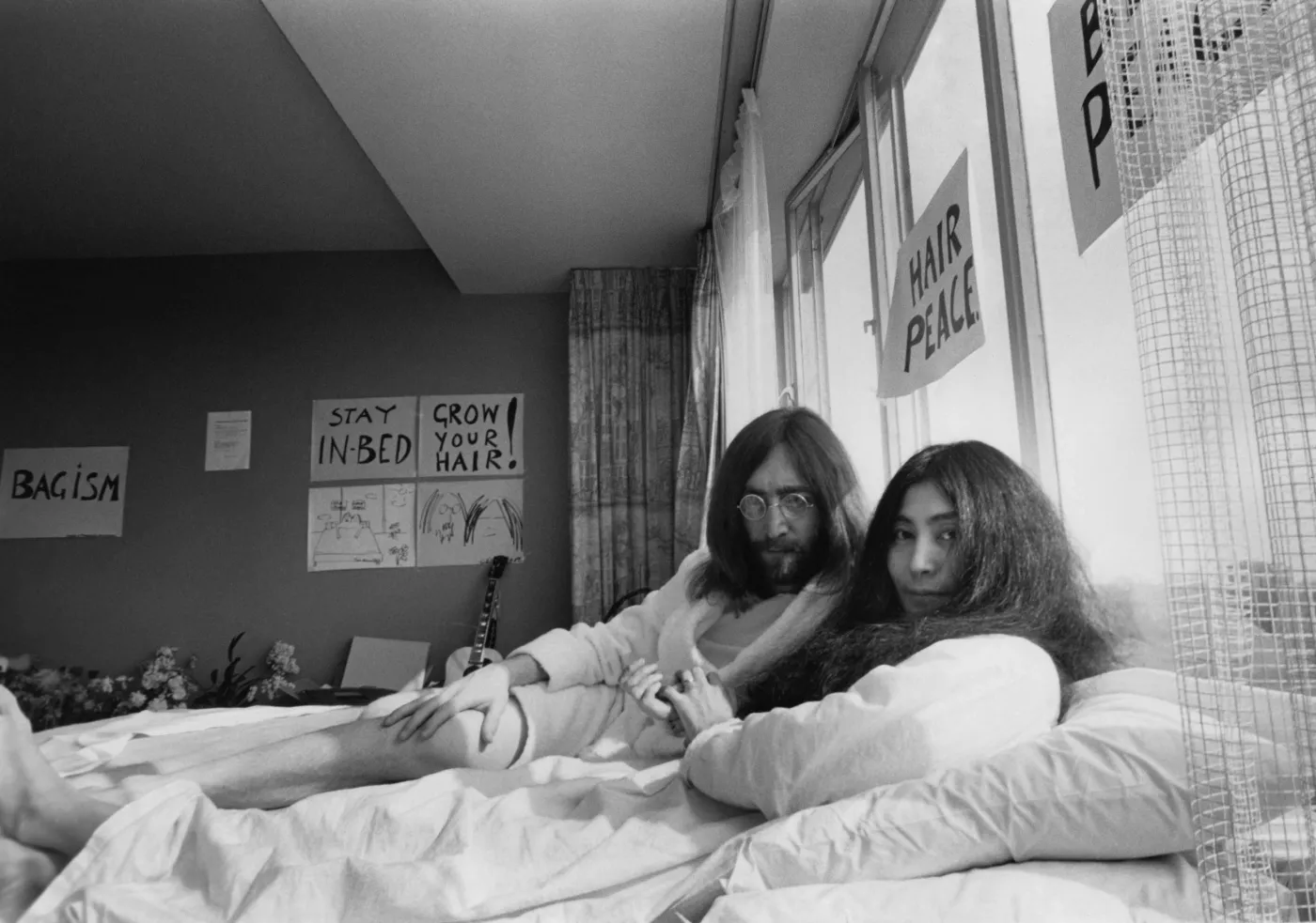 Yoko Ono and John Lennon
