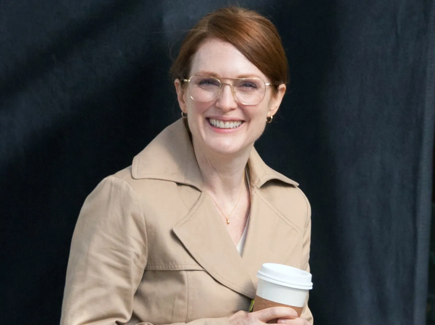 Julianne Moore na planie "The English Teacher"