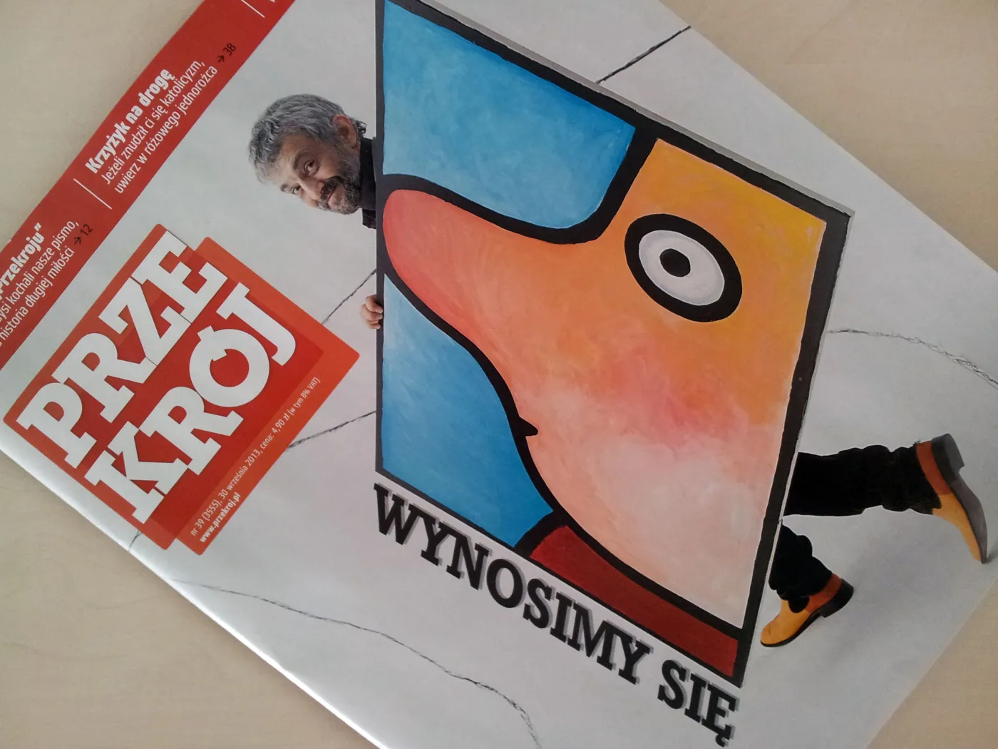Okładka ostatniego numeru tygodnika "Przekrój"