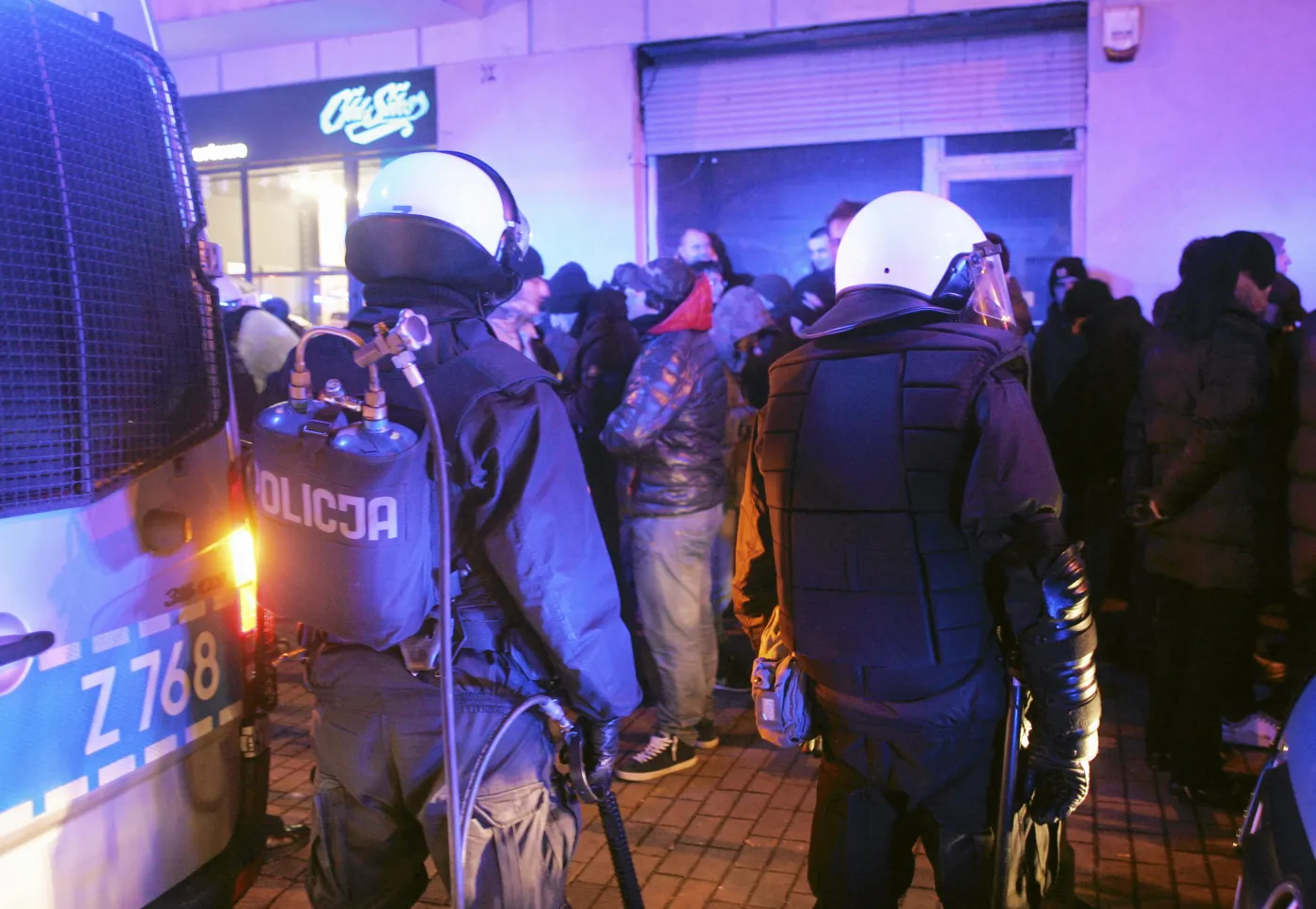 Kibice Lazio Rzym zatrzymani przez policję w Warszawie