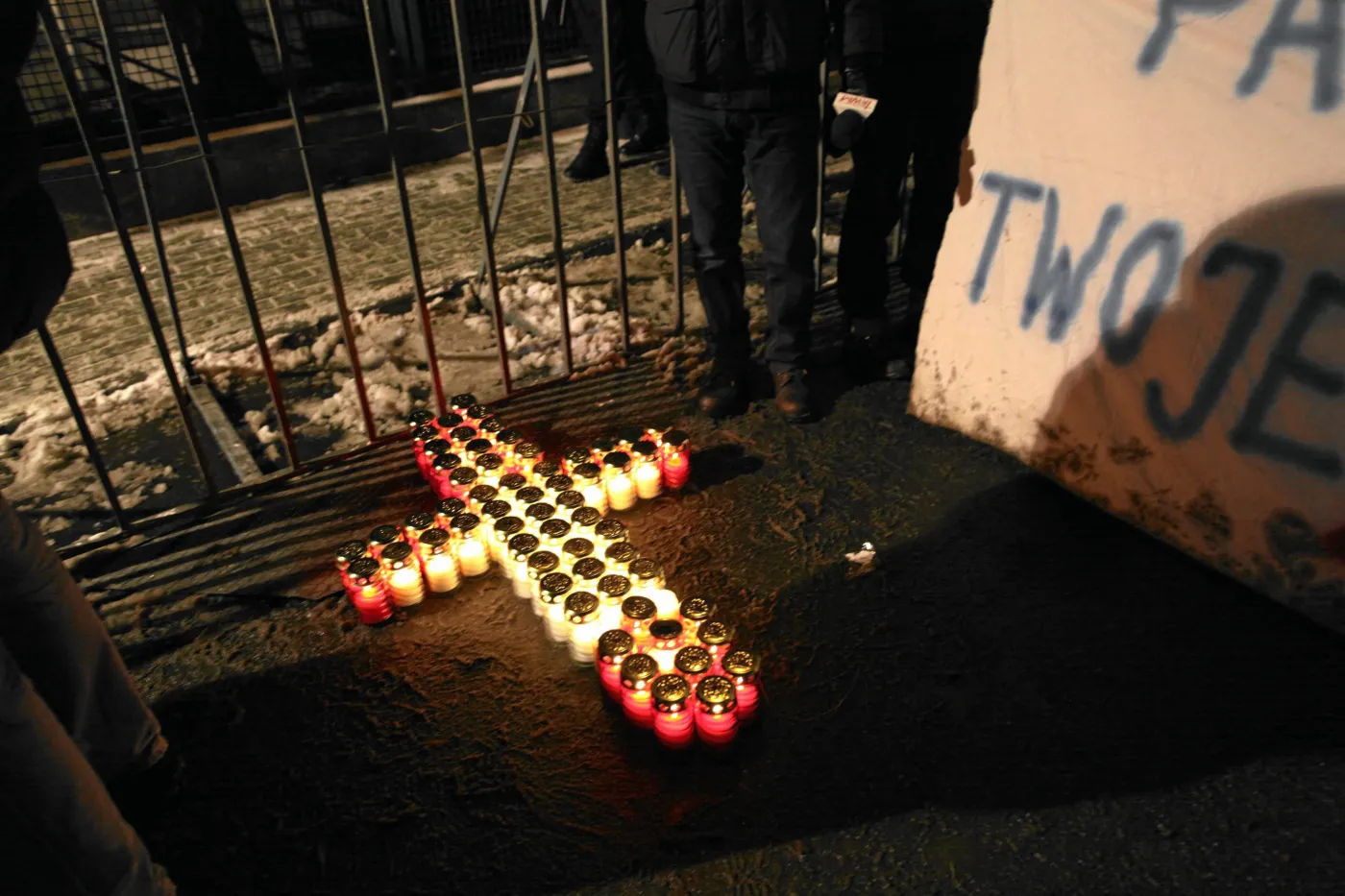 Coroczna pikieta pod domem genrała Jaruzelskiego