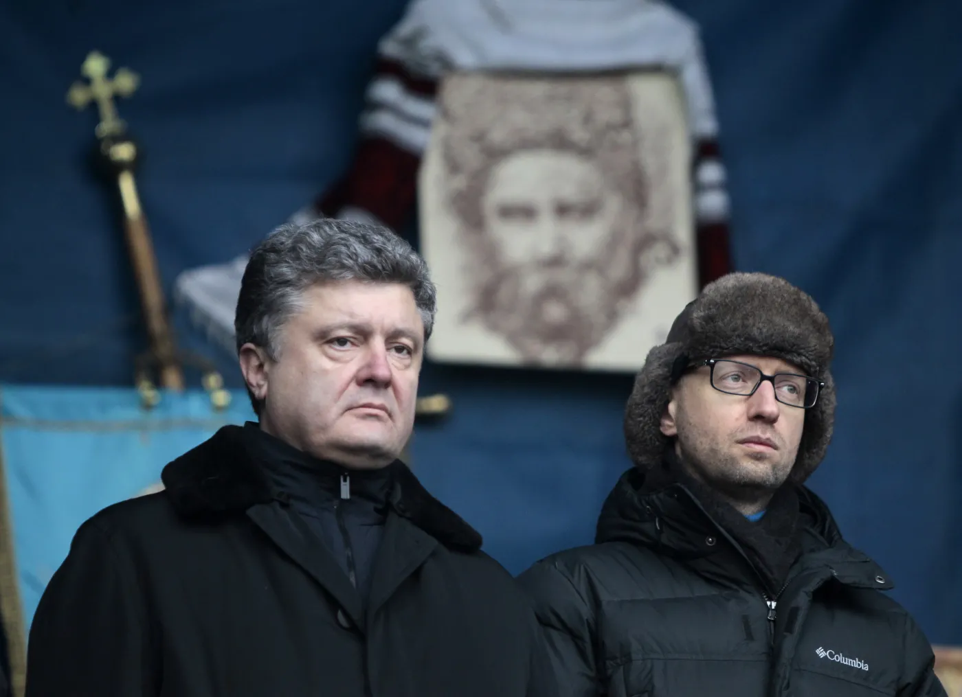 Petro Poroszenko (po lewej) i Arsenij Jaceniuk, nowy premier Ukrainy