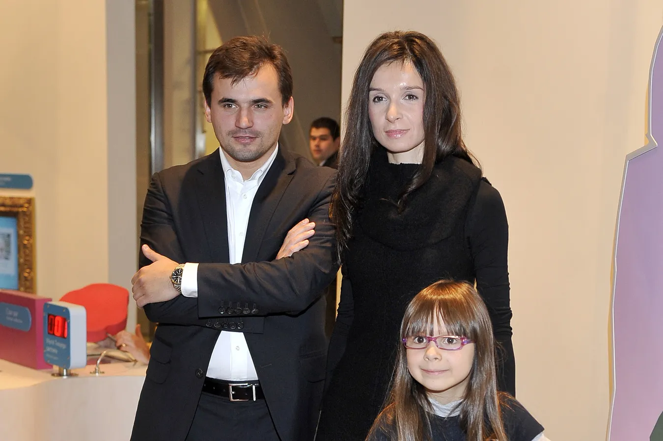 Marta Kaczyńska i Marcin Dubieniecki z córką