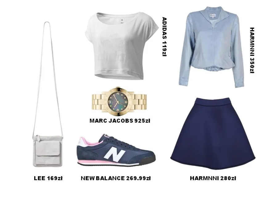 STYLIZACJE w granacie - wiosna/lato 2014