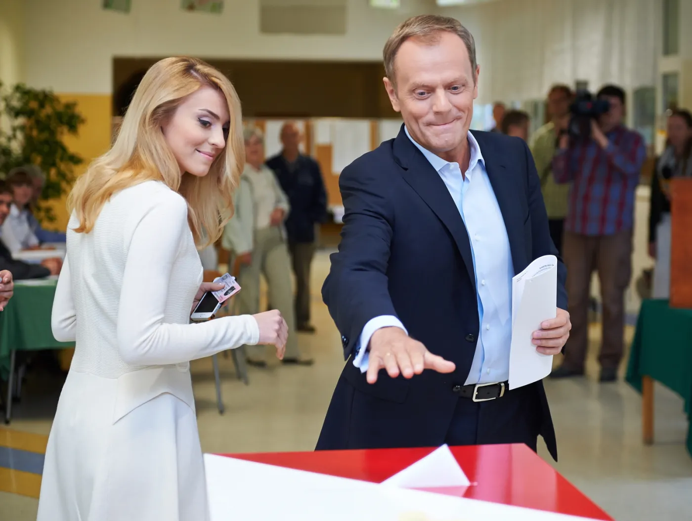 premier Donald Tusk Katarzyna Tusk eurowybory głosowanie politycy