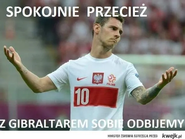 mecz Polska - Szkocja / mem