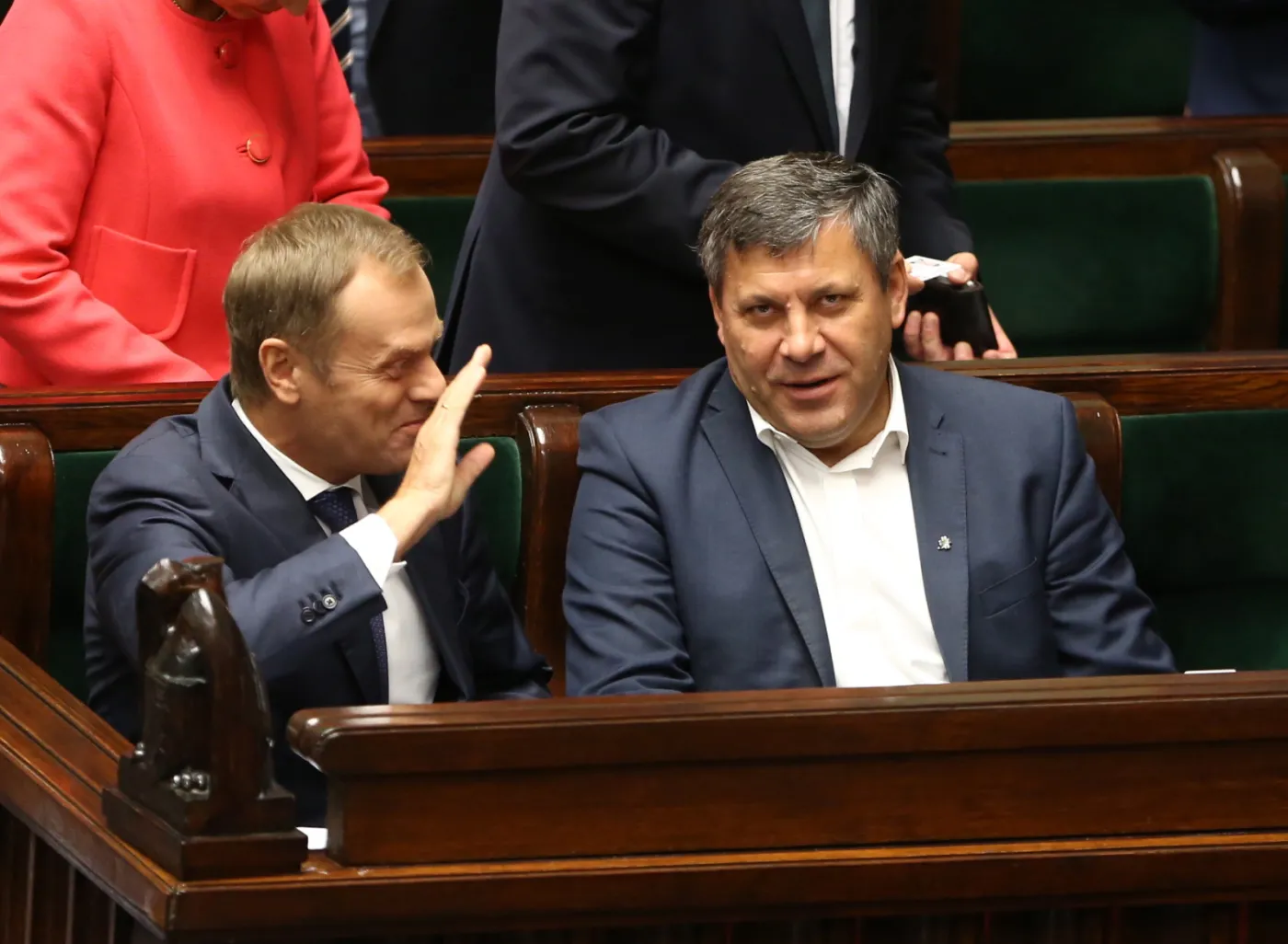  Premier Donald Tusk oraz wicepremier i minister gospodarki Janusz Piechociński