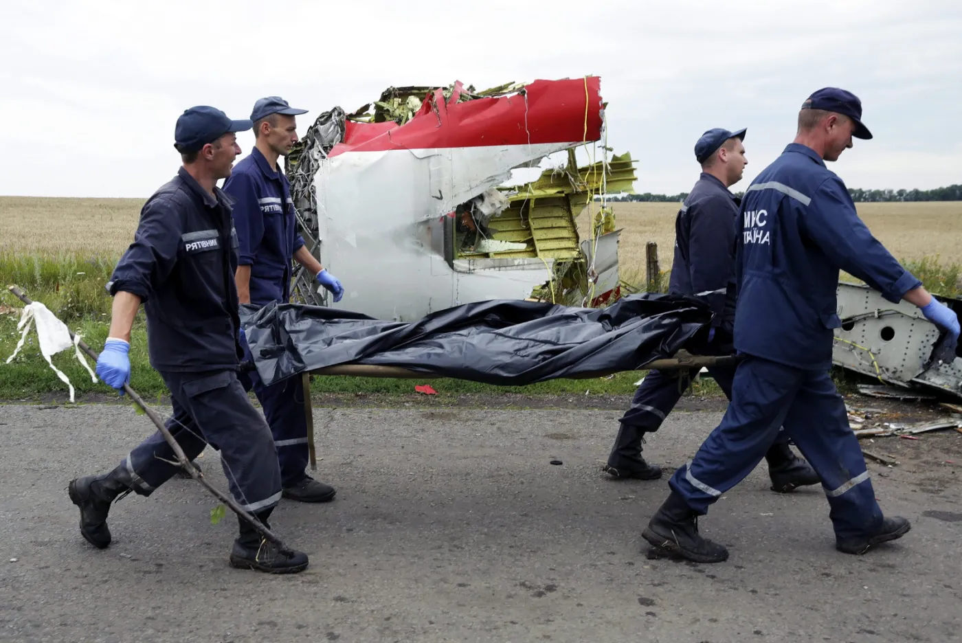 Transport ofiar katarstrofy samolotu Malaysia Airlines MH17