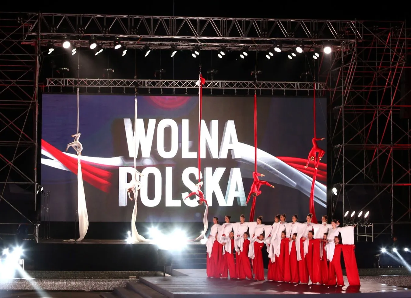 Widowisko z okacji 25-lecia wyborów czerwcowych