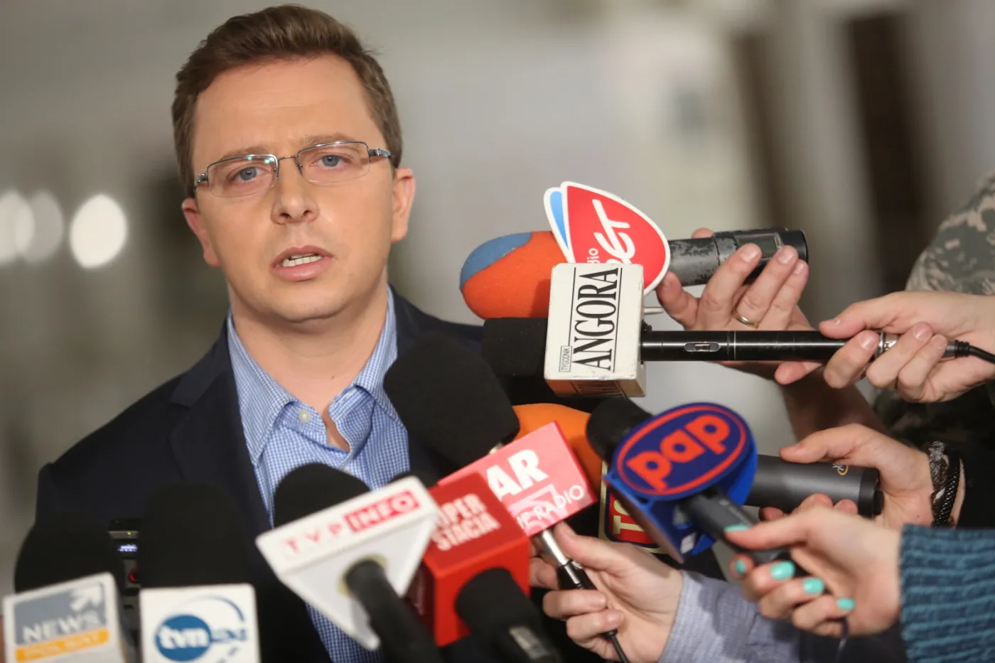 Rzecznik prasowu SLD Dariusz Joński 
