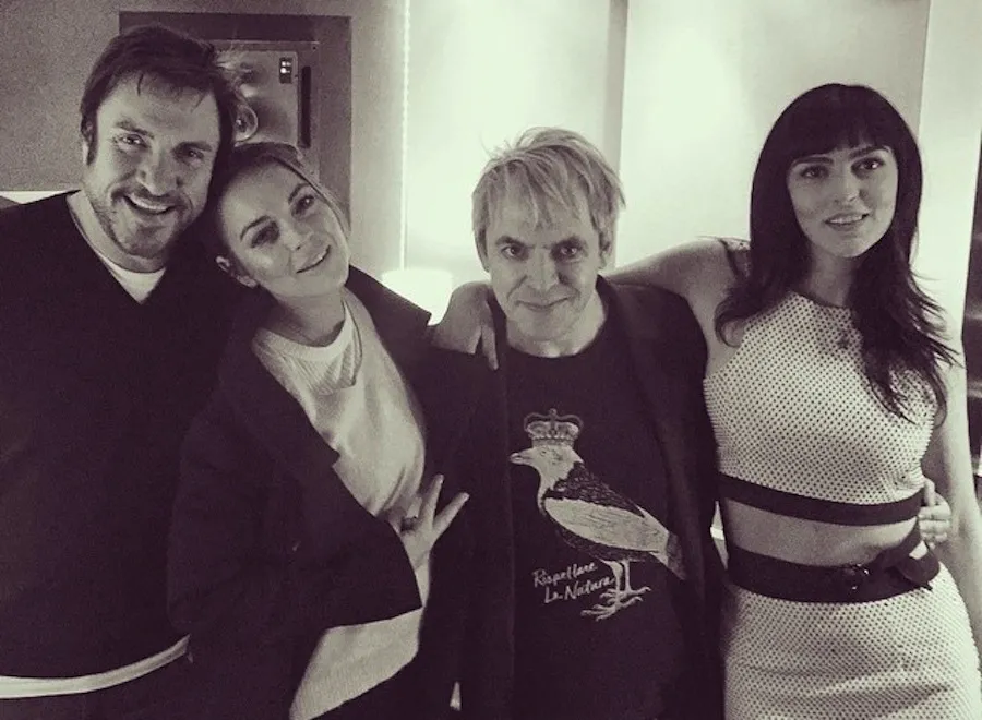 Lindsay Lohan z siostrą i muzykami Duran Duran
