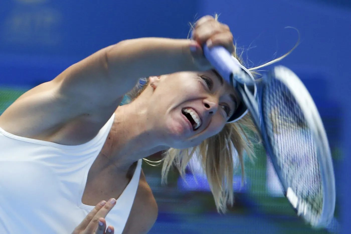 Maria Szarapowa zachwyca na korcie w Pekinie