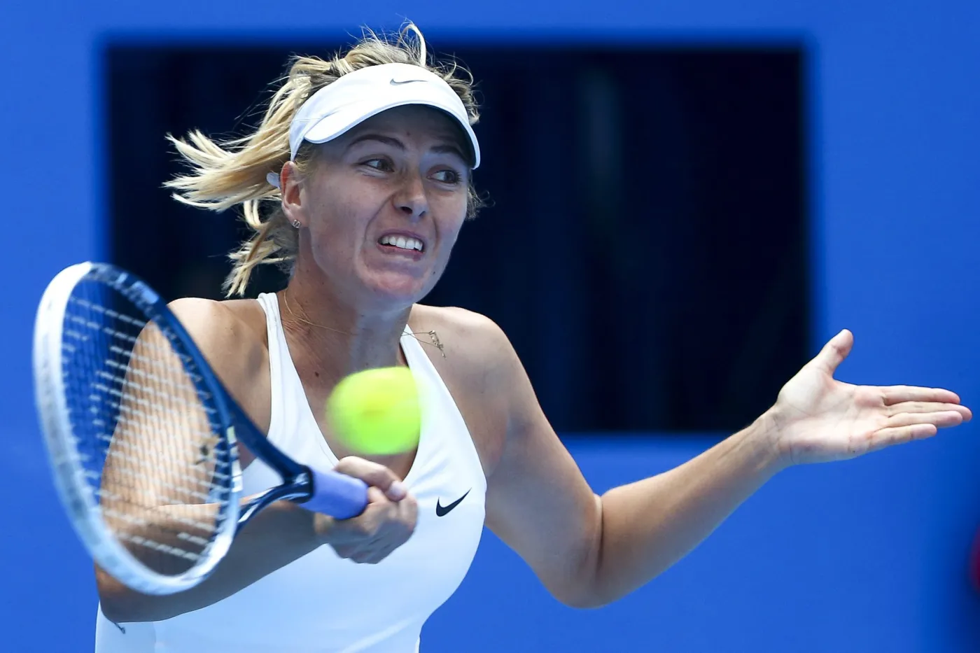 Maria Szarapowa zachwyca na korcie w Pekinie