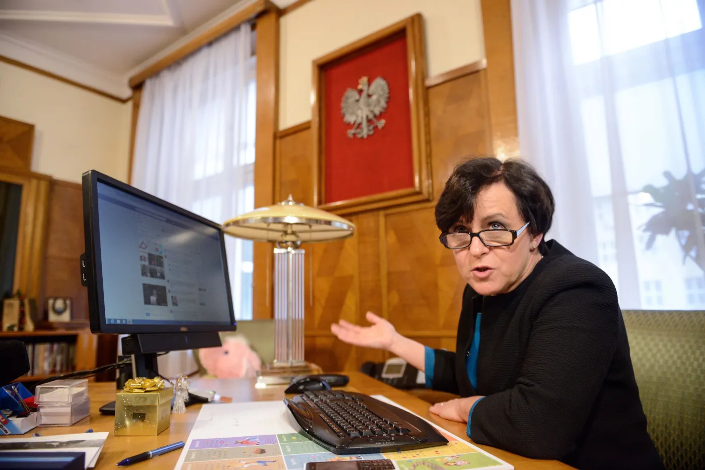 Minister edukacji narodowej Joanna Kluzik-Rostkowska