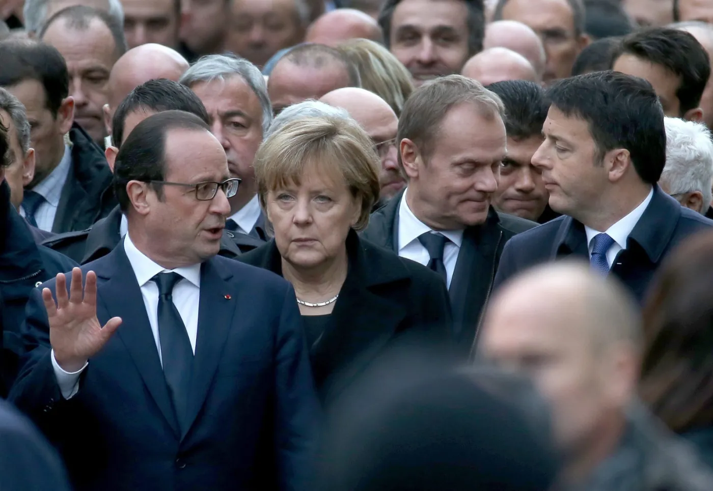 "Charlie - Liberte". W Paryżu rozpoczął się marsz przeciwko terroryzmowi