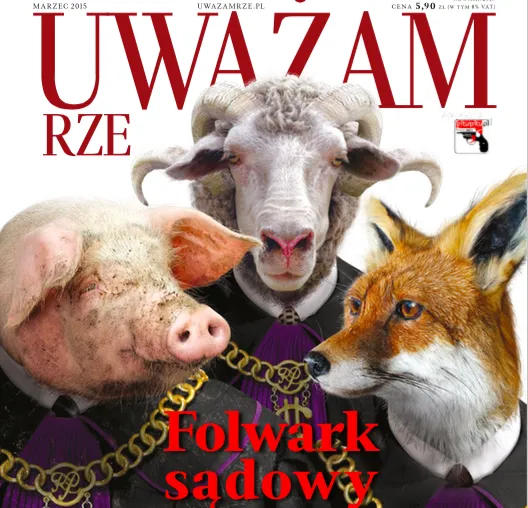 Okładka najnowszego wydania "Uważam Rze"