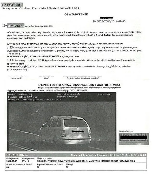 Mandat z fotoradaru straży miejskiej? Zobacz, jak uniknąć kary legalnie