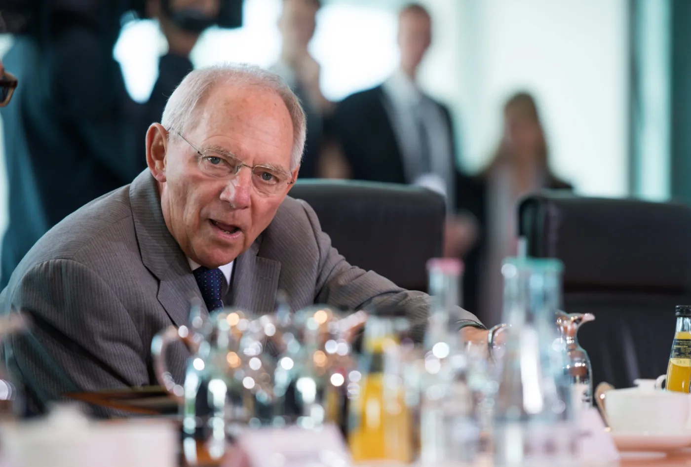Minister finansów Niemiec Wolfgang Schaeuble