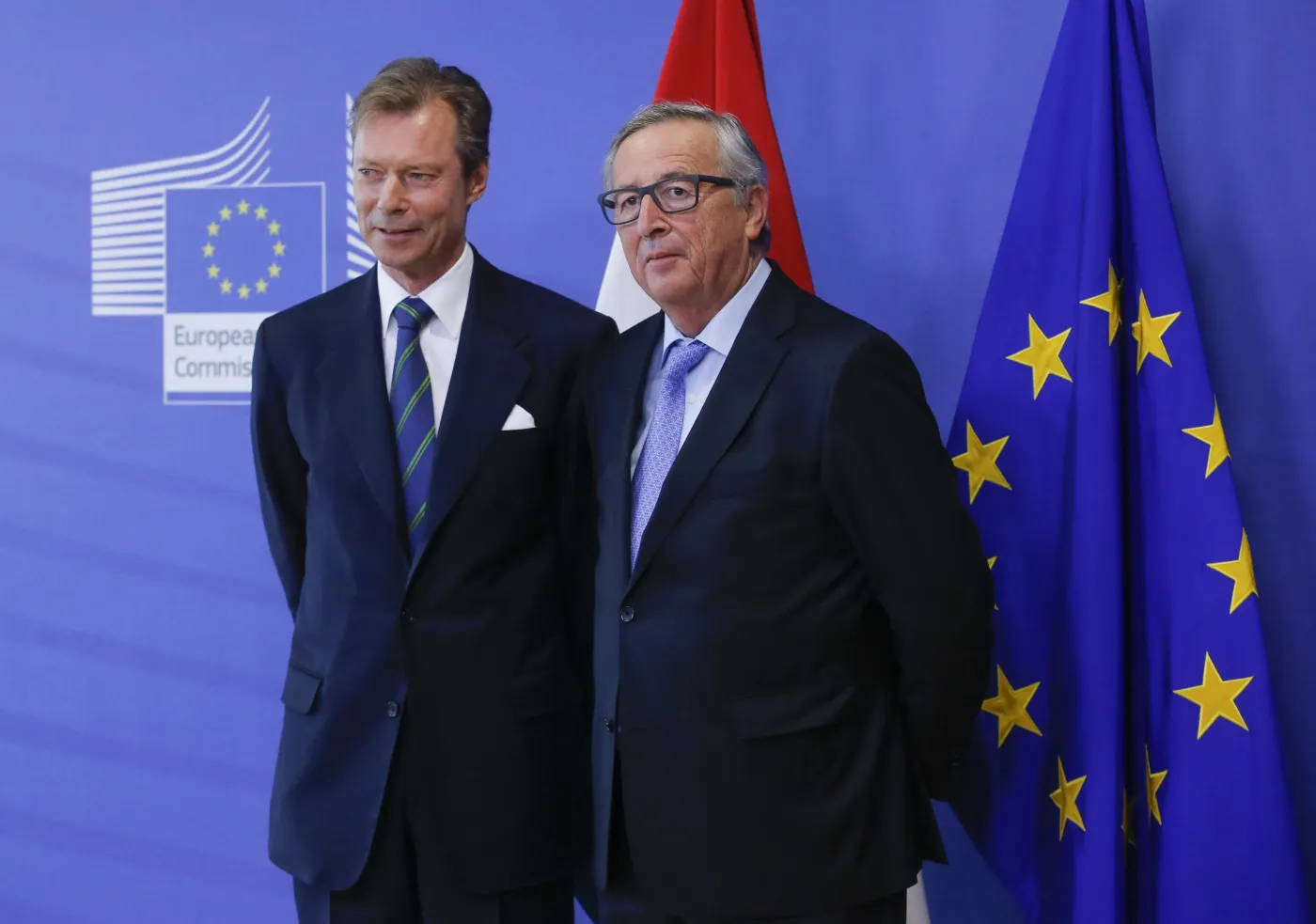 Jean-Claude Juncker i Henri, wielki książę Luksemburga