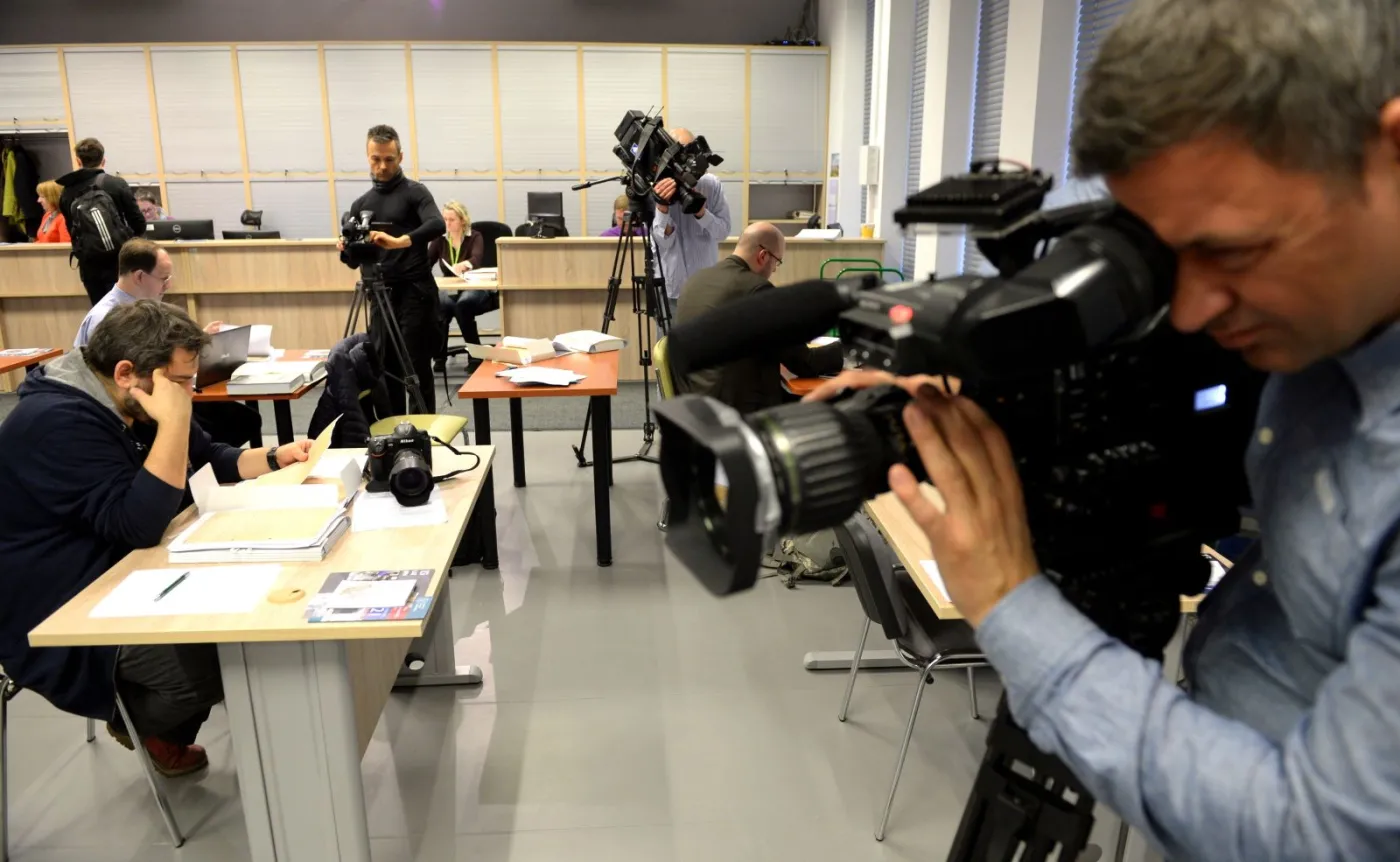 Czytelnia IPN, w której udostępniono dziennikarzom dokumenty z teczki TW "Bolka"