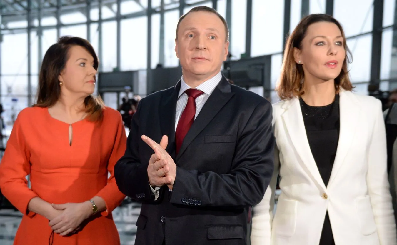 Jacek Kurski i dziennikarki, Danuta Holecka i Anna Popek