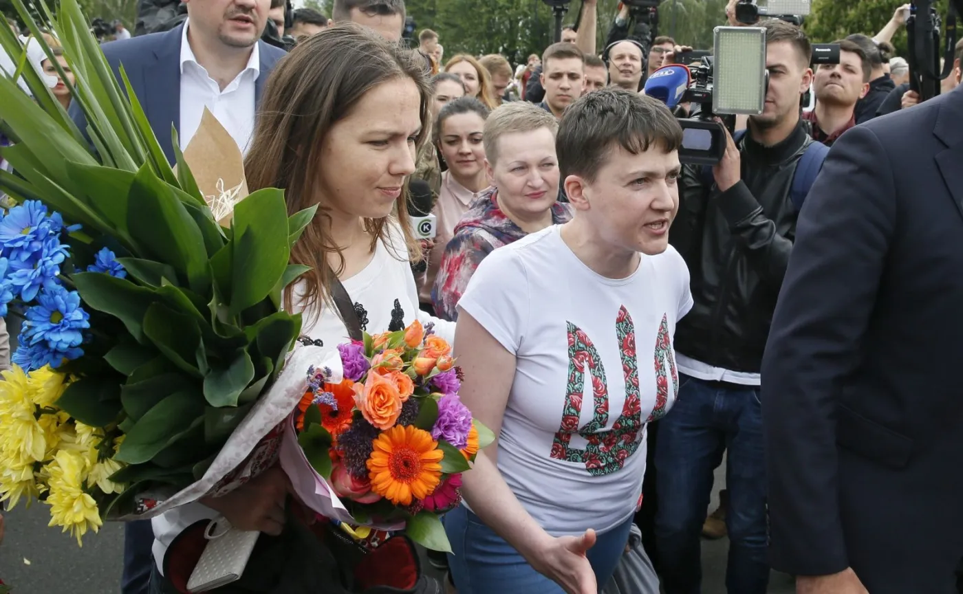 Nadija Sawczenko wróciła na Ukrainę 