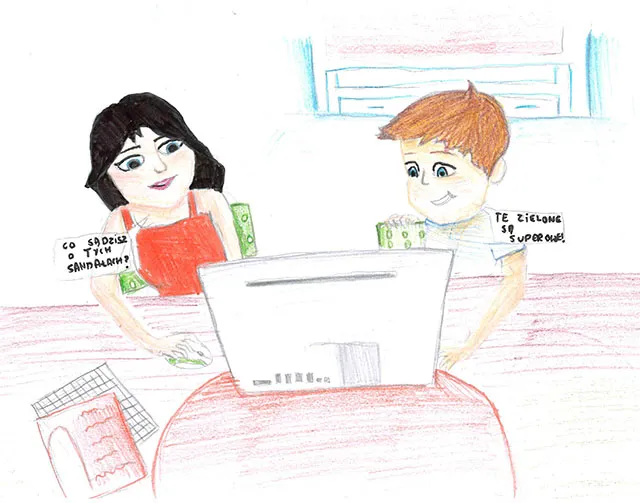 RYS. ZUZANNA ZARZYCKA (LAT 14)