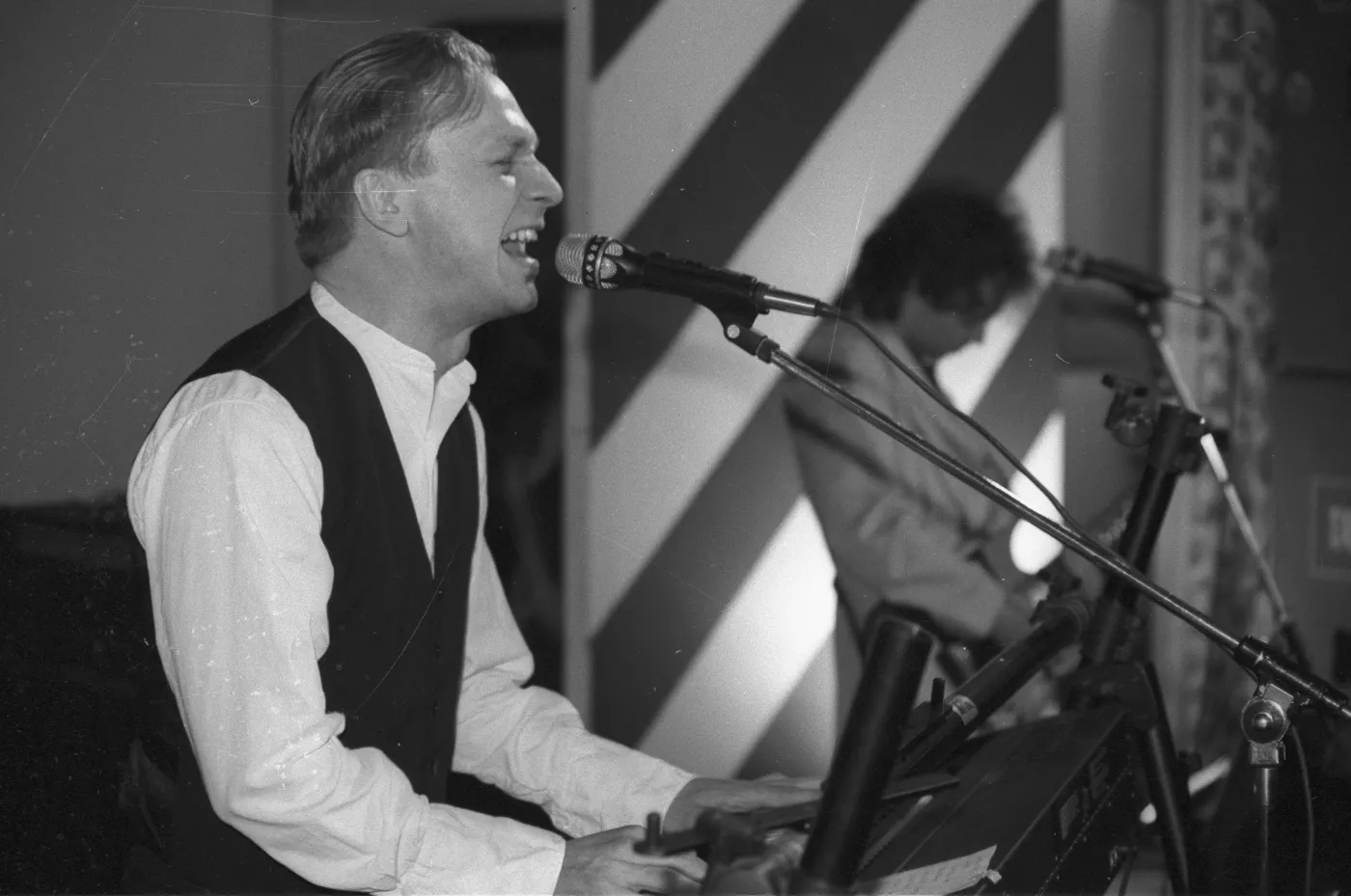 Koncert zespołu Republika w radiowej Trójce. Rok 1991