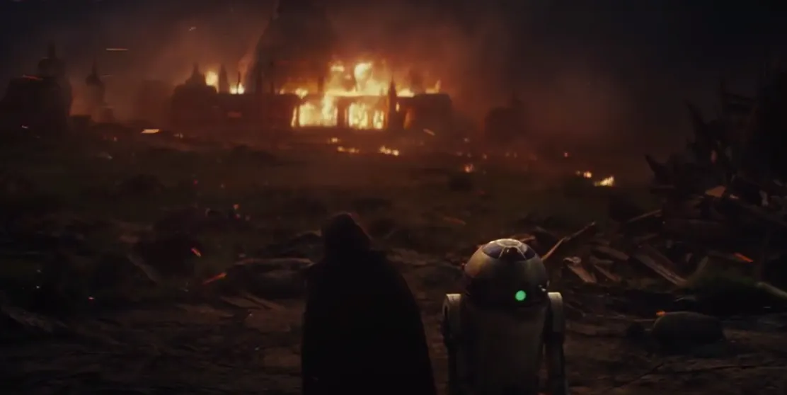 Kadr z filmu "Gwiezdne wojny: ostatni Jedi"
