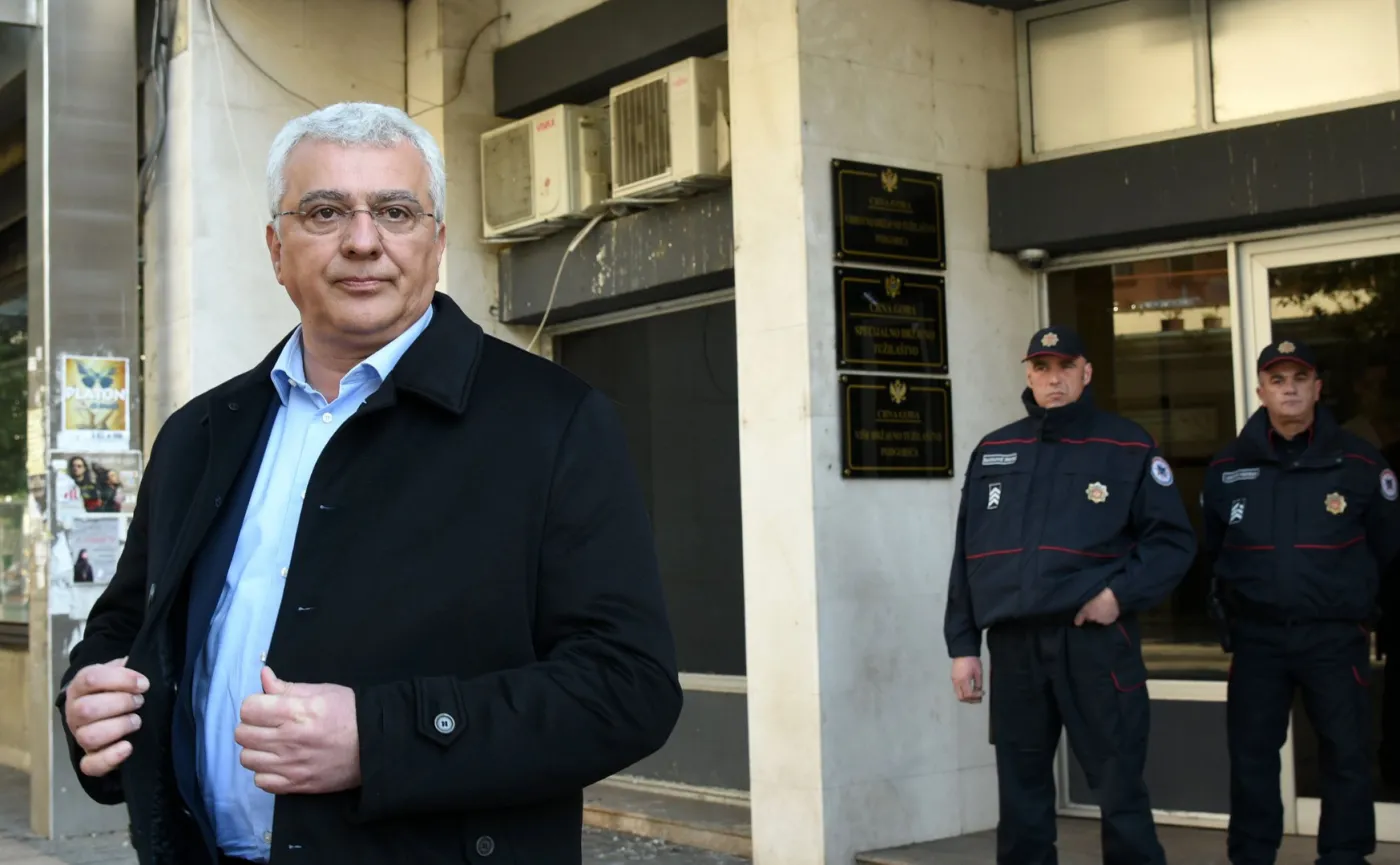 Andrija Mandic, lider prorosyjskiego Frontu Demokratycznego