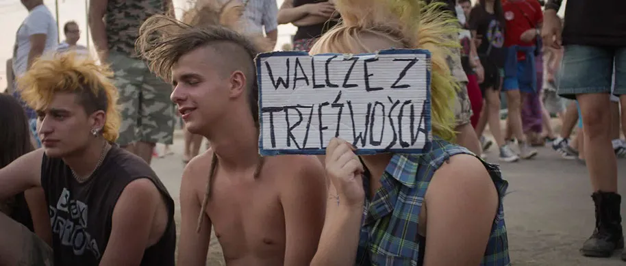 Kadr z filmu "Jarocin, po co wolność" fot. Barton Film