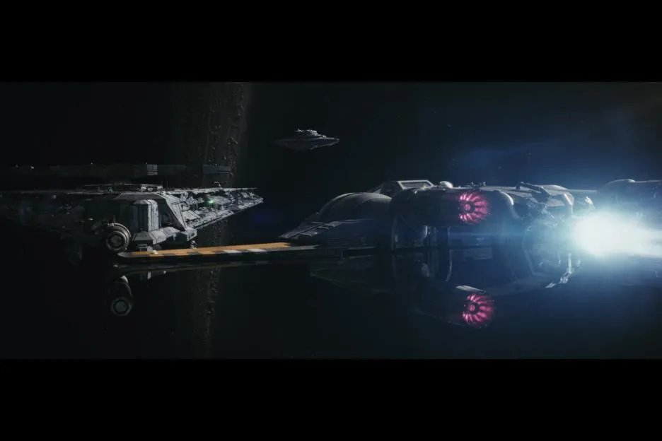 Kadr z filmu "Gwiezdne Wojny: Ostatni Jedi"