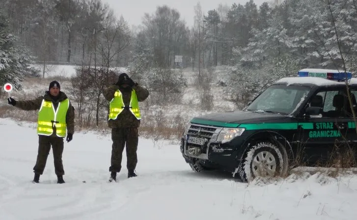 Patrol Straży Granicznej z Węgorzewa 