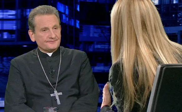 Biskup Rafał Markowski w rozmowie z Moniką Olejnik