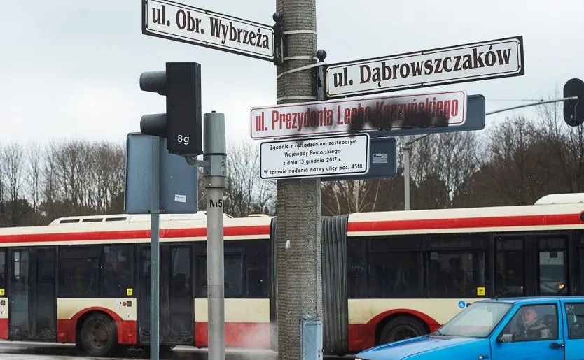 Ulicy Lecha Kaczyńskiego na razie w Gdańsku nie będzie