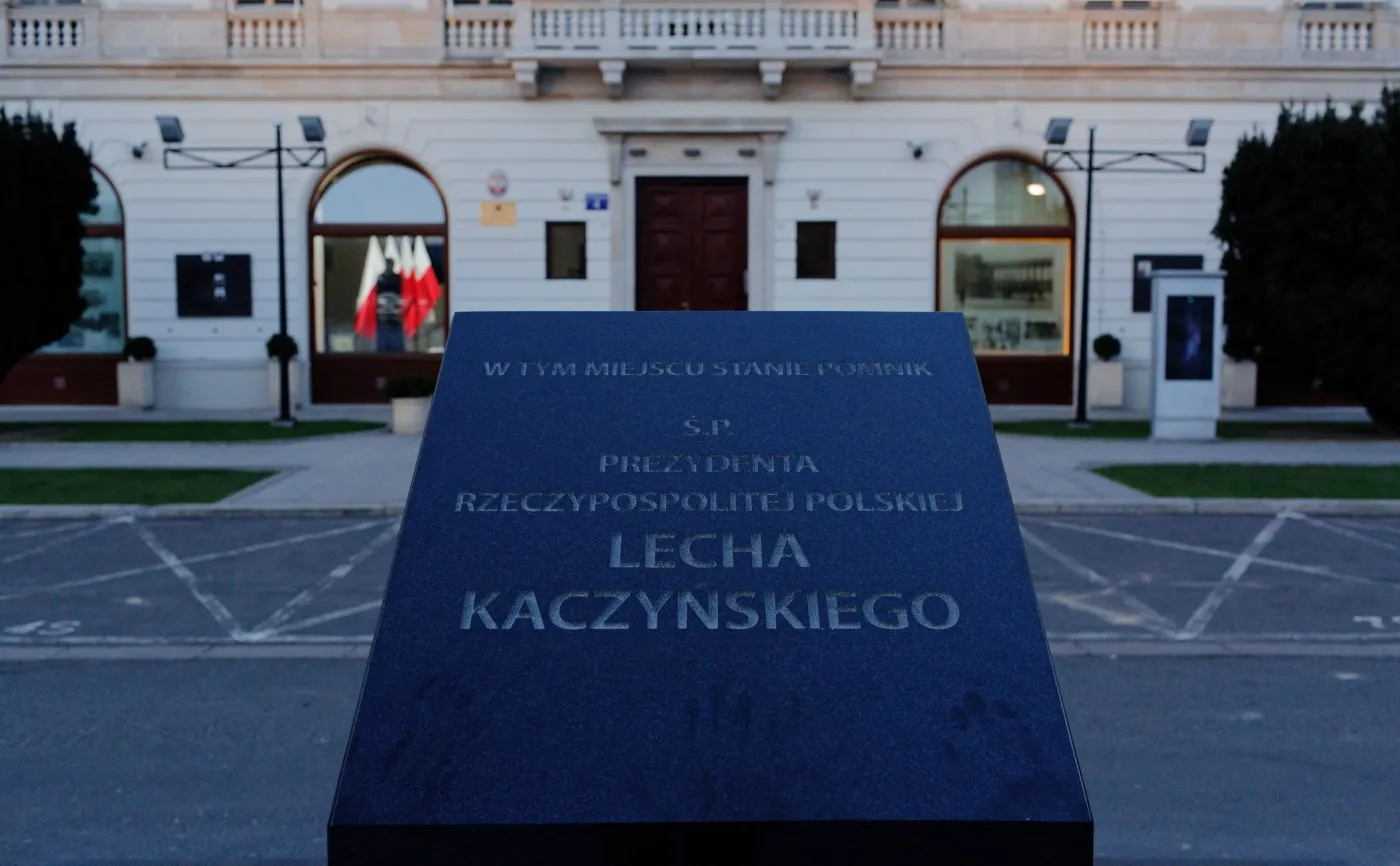 Miejsce, gdzie stanie pomnik Lecha Kaczyńskiego